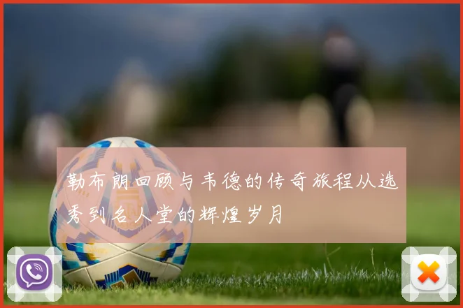 勒布朗回顾与韦德的传奇旅程从选秀到名人堂的辉煌岁月